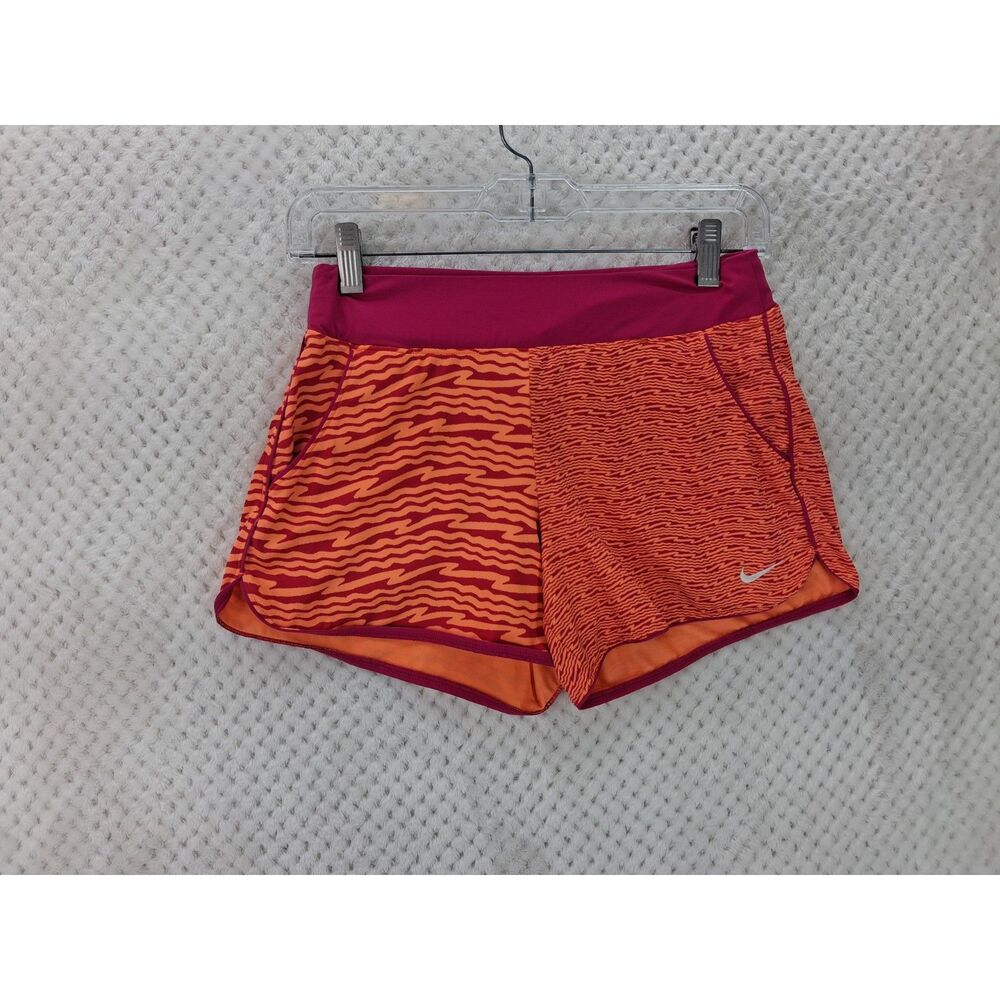 Nike Dri-Fit Women's Large Orange Tempo Running Shorts
